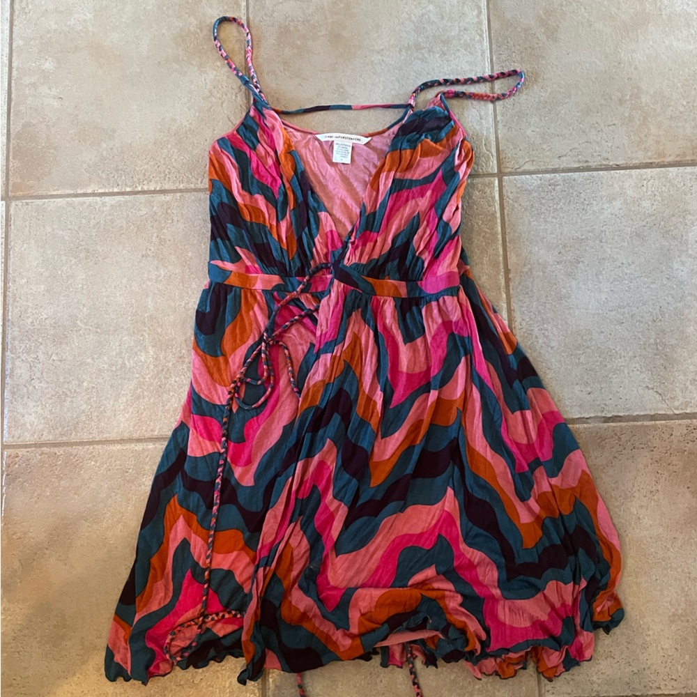 Multicolor DVF wrap dress